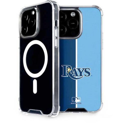 MLB Tampa Bay Rays Split iPhone 15 Pro MagSafe Case